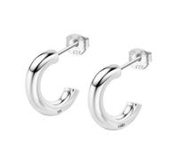 Créoles Lotus Silver Argent 15 Mm