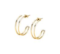 Créoles MORELLATO en Acier Jaune