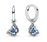 Créoles PANDORA Papillon Bleu