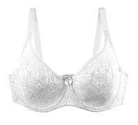 CreoQIJI Soutien-gorge grande taille, bralette, haut sans ventre, sous-vêtements, sous-vêtements en dentelle sans bretelles, choses excitées, Blanc., 100C