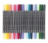 Creotime 20 marqueurs pour textiles Multicolore G