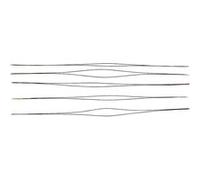 Creotime Aiguille perlée 12 cm x 0,25 mm 5 pièces Gris G