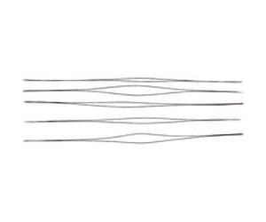 Creotime Aiguille perlée 12 cm x 0,25 mm 5 pièces Gris G