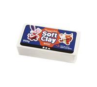 Creotime argile 500 grammes 13 x 6 x 4 cm blanc
