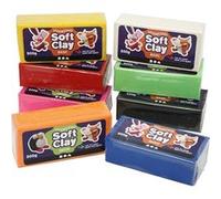 Creotime argile 8 pièces 500 grammes multicolore Multicolore G