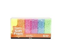 Creativ Company Soft Foam – couleurs assorties – 6 x 10 g