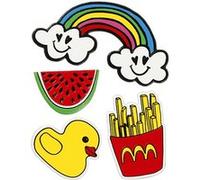 Creotime autocollants doux Summer Fun 4 pièces Multicolore G