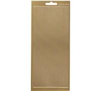 Creotime autocollants en aluminium bord 30 pièces or 21 cm Doré G