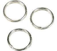 Creotime bague fendue 5 x 4 mm en argent 30 pièces Argent G