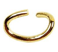 Creotime bague, ovale 0,7 x 2,5 x 4 mm or 50 pièces Doré G