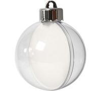 Creotime balle déco en plastique 6cm 8 pièces G