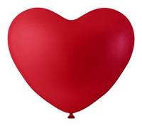 Creotime ballons coeur rouge 8 pièces Rood G