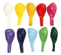 Creotime ballons pour hélium multicolore 10 pièces Multicolor G
