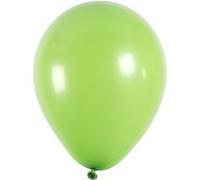 Creotime ballons pour hélium vert 10 pièces Groen