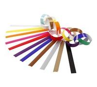 Creotime Bandes de papier glacé 400 pièces 1,5 x 16 cm multicolores Multicolore G