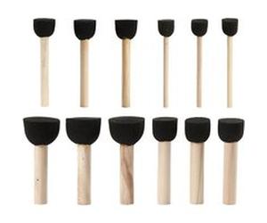 Creotime bâtonnets de rembourrage en mousse 13-20-25-35 mm 12 pièces Marron G