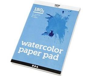 Creotime bloc aquarelle 20 pièces A5 180 gr Blanc G