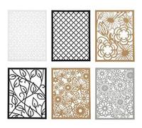 Bloc de papier cartonné avec des motifs façon dentelle