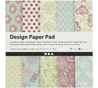 Creotime bloc de papier design vert/violet 15,2 cm 50 feuilles Vert G