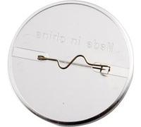 Creotime boutons 5,5 cm rond 5 pièces transparent Transparent G