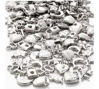 Creotime breloques 1,5 - 2 cm 180 pièces en argent Argent G