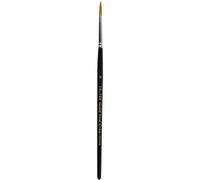 Creotime brosses rondes taille 8 12 pièces Noir G