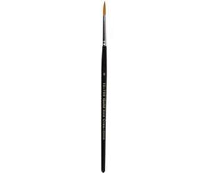 Creotime brosses rondes taille 8 12 pièces Noir G