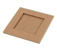 Creotime cadre de collage 10 x 10 cm marron Marron G