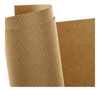 Creotime carton ondulé 50x70 cm brun 10 feuilles G