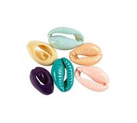 Creotime chaîne coquilles plastique unisexe 2 cm 6 pièces