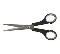 Creotime ciseaux d'enfants noirs 17 cm pour droitiers et gauchers G