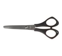 Creotime ciseaux pour enfants noir 14 cm rond à droite Noir G