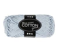 cordon de coton 80-85 m bleu clair