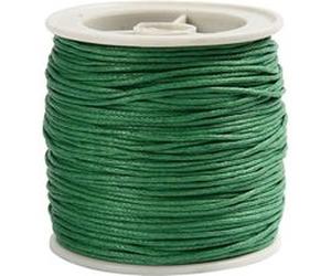 Creotime cordon de coton vert 1 mm d'épaisseur 40 m Vert G