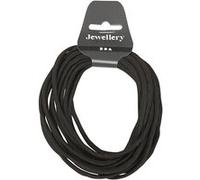 Creotime cordon de macramé 4 mètres 5 mm Noir G