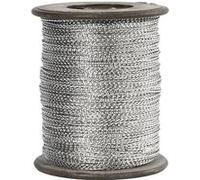 cordon métallique argent 0,5 mm d'épaisseur 100 m