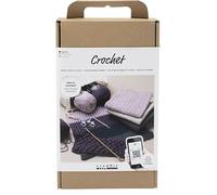 Creotime Creativ Company Kit de bricolage au crochet - Kit complet parfait pour les débutants à apprendre au crochet