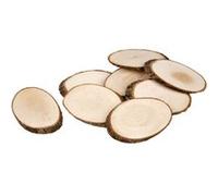 Creotime disques de tronc d'arbre 11x8 cm 12 pièces G