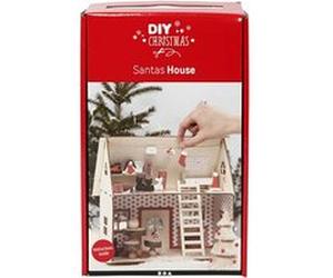 Creotime DIY Christmas L'artisanat en bois du Père Noël mis à blanc Ivoire G