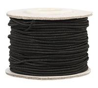 Creotime élastique 25 m 1 mm noir Noir G