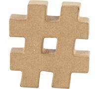 Creotime enseigne en papier mâché # 10 cm G