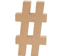 Creotime enseigne en papier mâché # 20,5 cm G