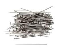 Creotime Epingles de tête 3,4x0,06 cm 600 pièces Argent G