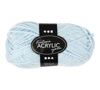 Creotime fantasia fil acrylique bleu clair 80 m 50 g Bleu G