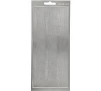 Creotime feuille autocollante bord 1 feuille autocollante argent Argent G