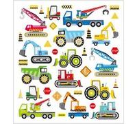 Creotime feuille d'autocollant chantier 16,5 x 15 cm 36 pièces Multicolore G