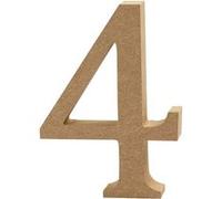 Creotime figurine en bois 4 13 cm Marron G
