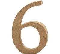 Creotime figurine en bois 6 8 cm Marron G