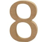 Creotime figurine en bois 8 8 cm Marron G