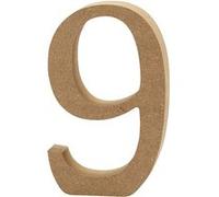 Creotime figurine en bois 9 8 cm Marron G